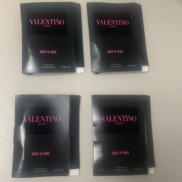 New 4 SAMPLES Valentino UOMA Born in Roma - Picture 1 of 4